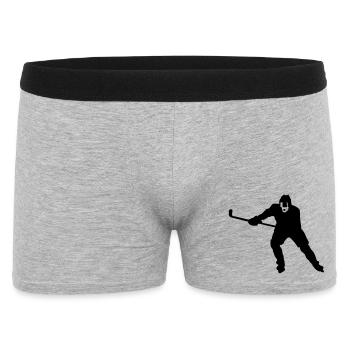 Eishockey - Männer Boxer Shorts - Grau meliert - Vorne