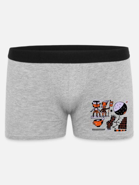 Parallel Universe TK02 I t-shirt - Boxer Homme - gris chiné