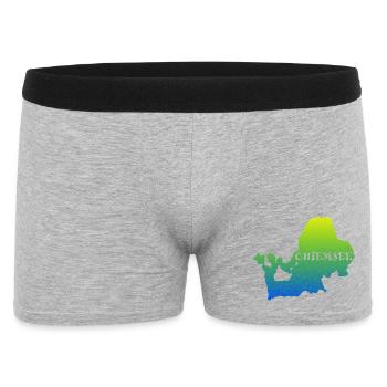 Bavarian Lake Silhouette - Men's Boxer Shorts - heather grey - Front