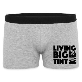 Petite maison - Boxer Homme - gris chiné - Devant