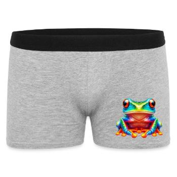 Frog - Men's Boxer Shorts - heather grey - Front