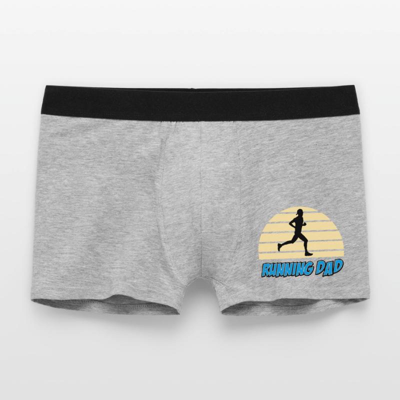 Running dad Men's Boxer Shorts