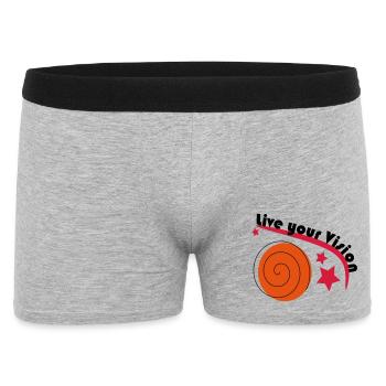 Vivez votre vision - Boxer Homme - gris chiné - Devant