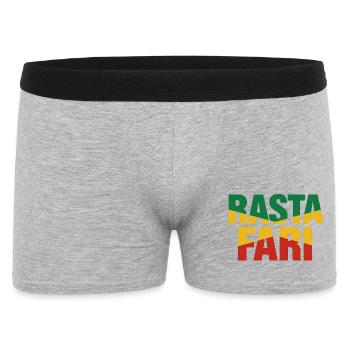 Palette de phares rasta Colorblock - Boxer Homme - gris chiné - Devant