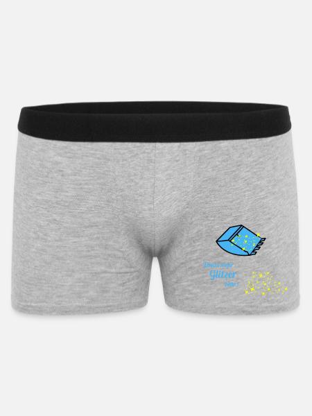 more glitter - Men's Boxer Shorts - heather grey