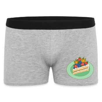 Splendeur de gâteau fruité - Boxer Homme - gris chiné - Devant