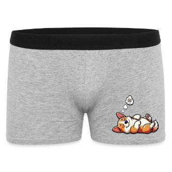 Corgi Corgis Welsh Corgi Corgi Owners Corgis - Men's Boxer Shorts - heather grey - Front