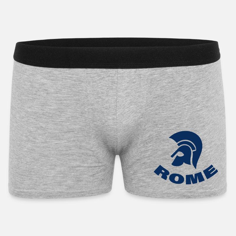 ROME - Männer Boxer Shorts - Grau meliert