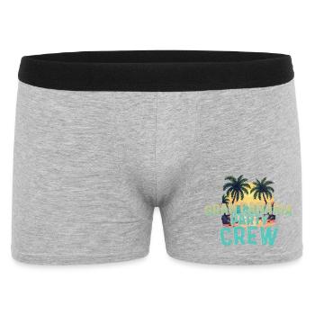 Gran Canaria Party Crew - Men's Boxer Shorts - heather grey - Front
