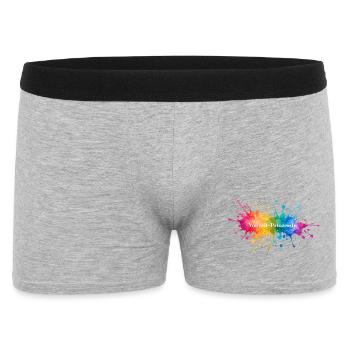 Vollzeit-Prinzessin - Männer Boxer Shorts - Grau meliert - Vorne