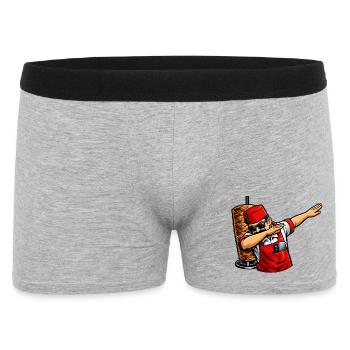 Dabbing Turkish kebab vendor - Men's Boxer Shorts - heather grey - Front