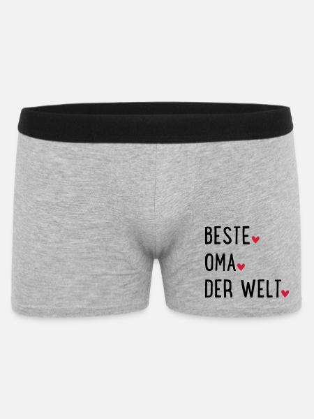 Best Grandma - Men's Boxer Shorts - heather grey