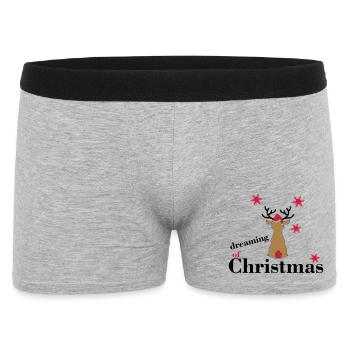 Jour de Noël - Boxer Homme - gris chiné - Devant