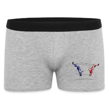 bodyflying - Men's Boxer Shorts - heather grey - Front