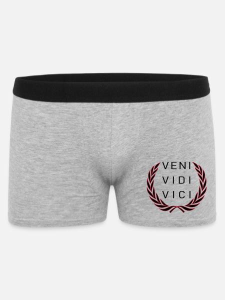 Veni Vidi Vici - Men's Boxer Shorts - heather grey