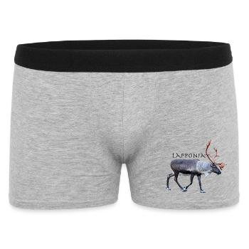 Lapponia - Men's Boxer Shorts - heather grey - Front