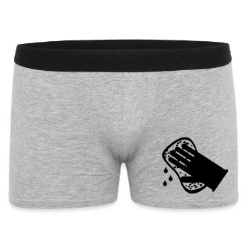 Lave-glace plus propre - Boxer Homme - gris chiné - Devant