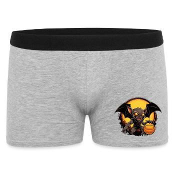 Basketball Bat - Men's Boxer Shorts - heather grey - Front