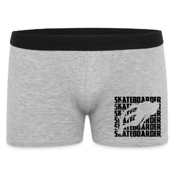Skateboarders - Men's Boxer Shorts - heather grey - Front
