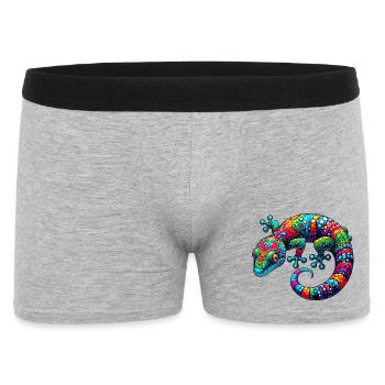 Gecko - Men's Boxer Shorts - heather grey - Front