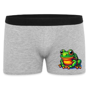 Frog - Men's Boxer Shorts - heather grey - Front
