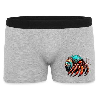 Hermit crab - Men's Boxer Shorts - heather grey - Front
