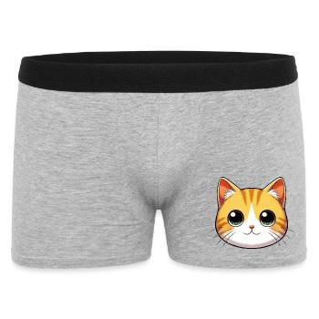 Chat - Boxer Homme - gris chiné - Devant