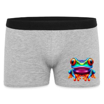 Frog - Men's Boxer Shorts - heather grey - Front
