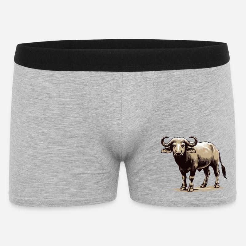 Buffle - Boxer Homme - gris chiné