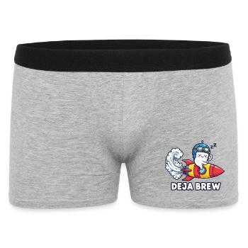 Carburant pour fusée - Boxer Homme - gris chiné - Devant