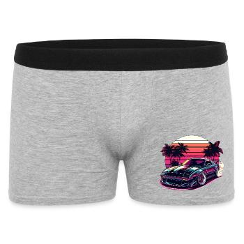 JDM car Japanese Retro Car Racing Drifting Legend - Men's Boxer Shorts - heather grey - Front