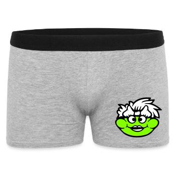 Frosch Frau Hübsch Kröte Lustig Weiblich Mädchen - Männer Boxer Shorts - Grau meliert - Vorne