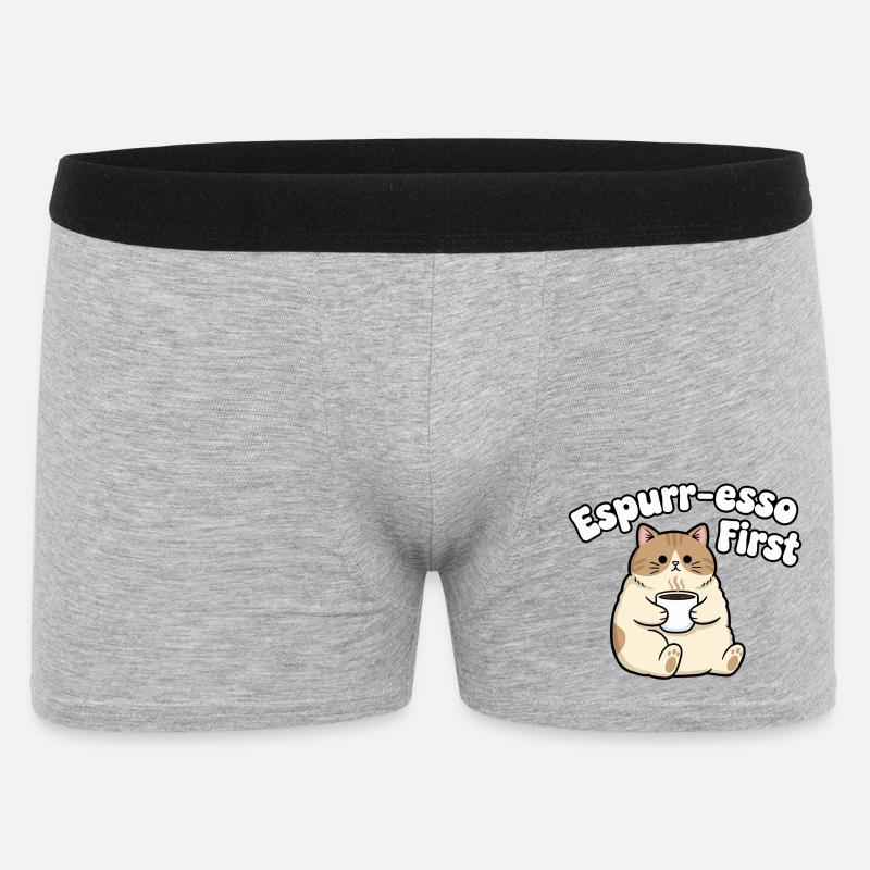 Espurr-Esso First - Männer Boxer Shorts - Grau meliert