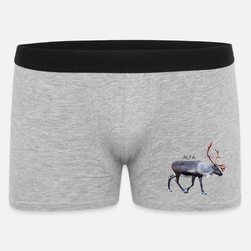 Alta - Männer Boxer Shorts - Grau meliert