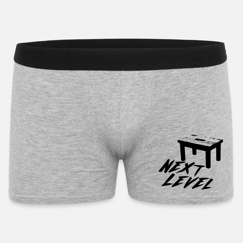 Next Level - Männer Boxer Shorts - Grau meliert