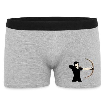 Determined Archer - Men's Boxer Shorts - heather grey - Front