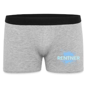 Job Rentner - Männer Boxer Shorts - Grau meliert - Vorne