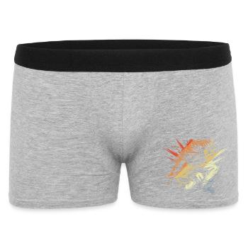 Breakdancer Drawing Vintage - Men's Boxer Shorts - heather grey - Front