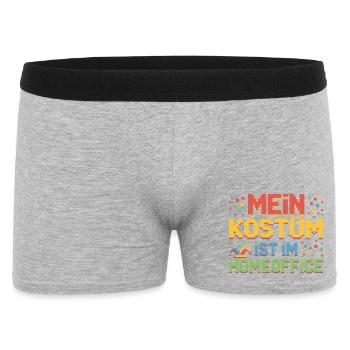 Costume is in the home office carnival carnival office - Men's Boxer Shorts - heather grey - Front