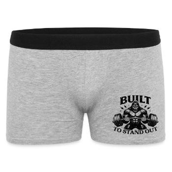 Gym Gorilla conçu pour se démarquer - Boxer Homme - gris chiné - Devant