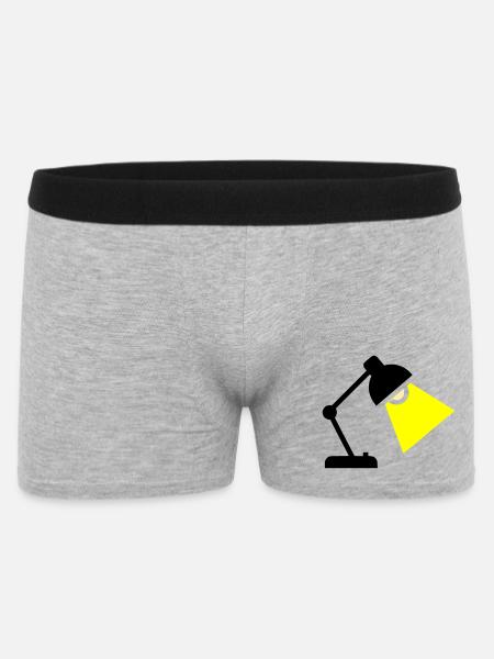 Desk Lamp Light Idea - Men's Boxer Shorts - heather grey