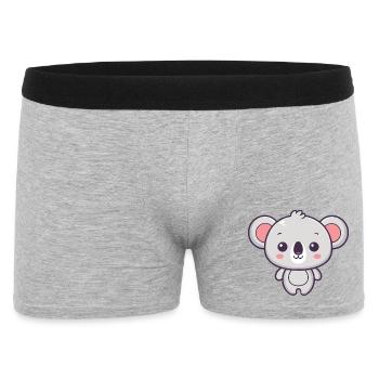 Koala Soft Pastel Drawing - Men's Boxer Shorts - heather grey - Front