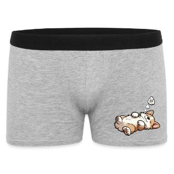 Corgi Corgis Welsh Corgi Corgi Owners Corgis - Men's Boxer Shorts - heather grey - Front