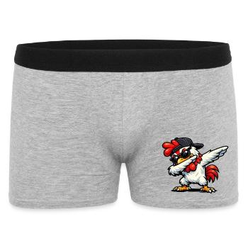 Dab Rooster - Boxer Homme - gris chiné - Devant