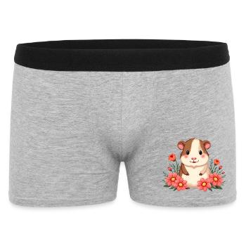 guinea pig - Men's Boxer Shorts - heather grey - Front