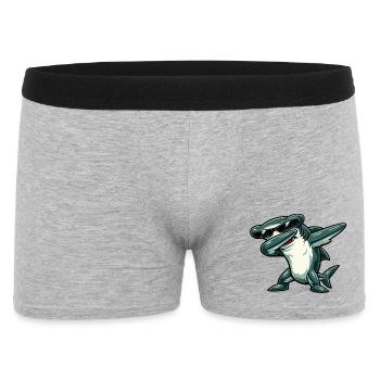 Requin-marteau à dabber - Boxer Homme - gris chiné - Devant