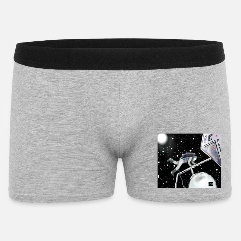 Explorateur spatial en orbite - Boxer Homme - gris chiné