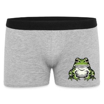 Funny Frog Toad Gift - Men's Boxer Shorts - heather grey - Front