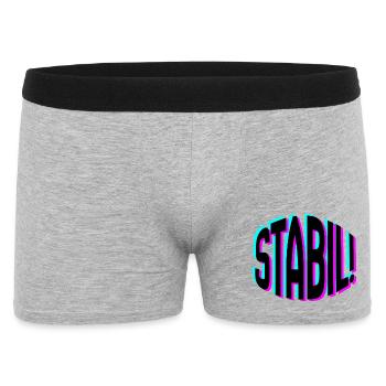 stable - Men's Boxer Shorts - heather grey - Front