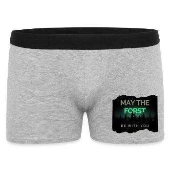 May the Forst be with you! - Men's Boxer Shorts - heather grey - Front